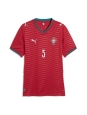 Ženske Nogometnih dresov Portugalska Diogo Dalot #5 Domači SP 2026 Kratki rokavi Ženske Nogometnih dresov Portugalska Diogo Dalot #5 Domači SP 2026 Kratki rokavi